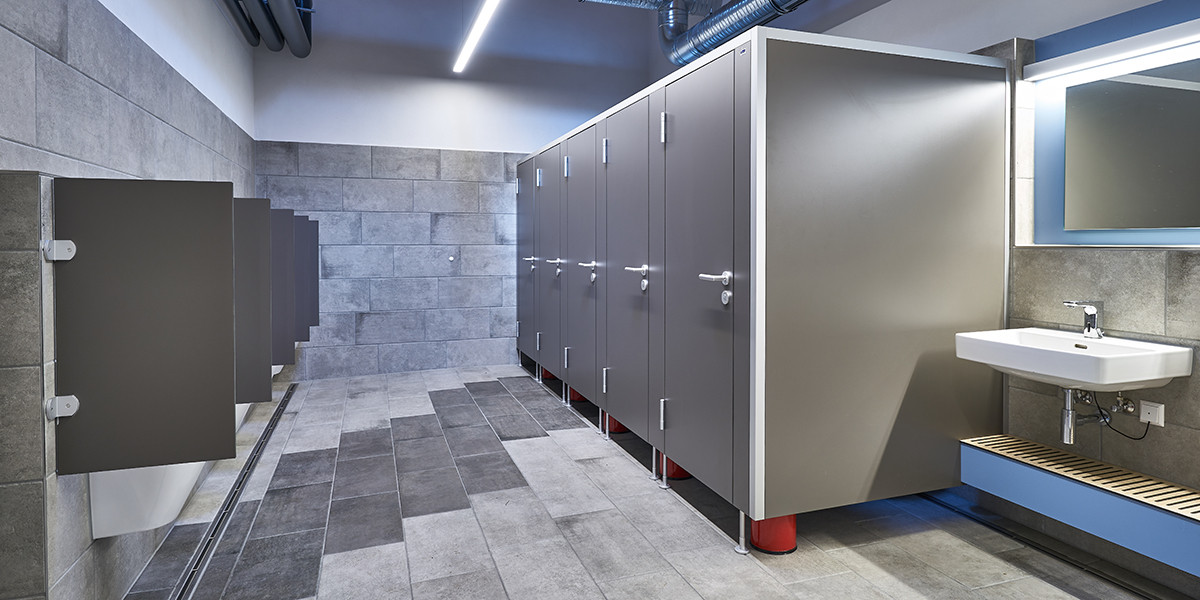 Parete divisoria PRIMO Kn Parete divisoria in HPL Kemmlit PRIMO Kn