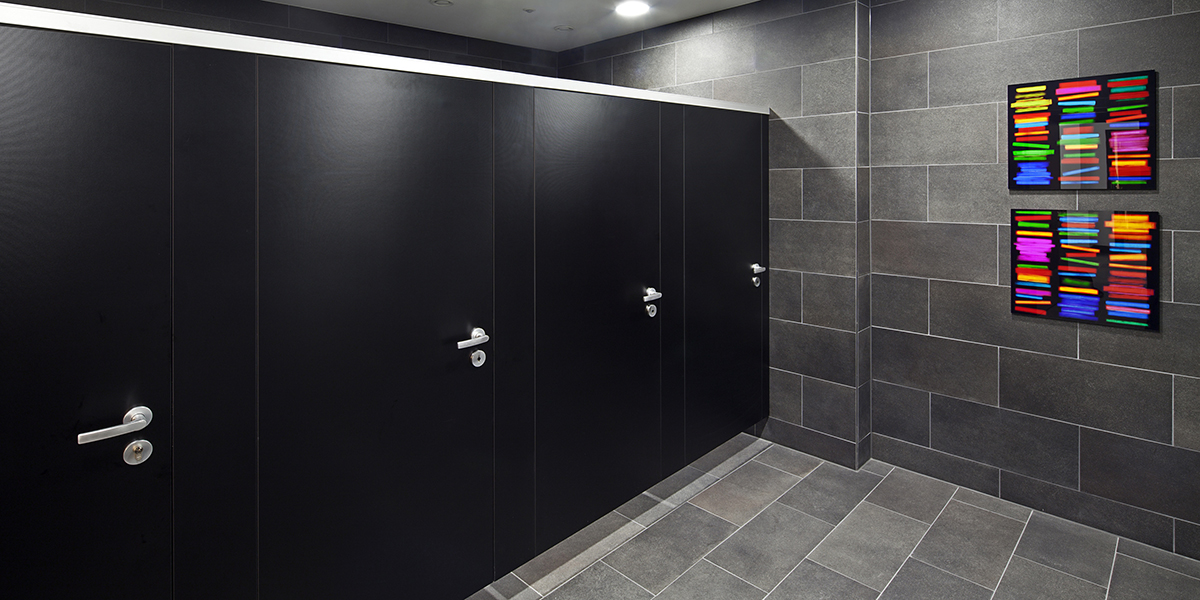 Parete divisoria PRIMO Kn Parete divisoria in HPL Kemmlit PRIMO Kn