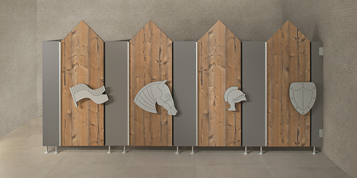 Kemmlit B-Bambino Esclusivo Parete divisoria per asilo e scuola materna